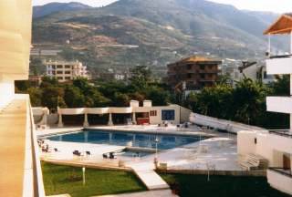 Hotelanlage Panorama in Alanya,im Hintergrund das Taurusgebirge
